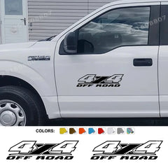 4x4 Off-Road Body Side Decal | Universal Pickup Sticker for Ford F-150, Toyota Hilux, Dodge RAM, Isuzu D-Max & More
