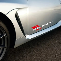 Sport Style Body & Fender Decal | 2-Piece Waterproof Vinyl Sticker for Cars, Motorcycles & Helmets