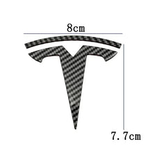 Cargar imagen en el visor de la galería, Zinc Alloy Front Hood Logo Sticker for Tesla Model 3 / Model Y | Auto Body Styling Emblem