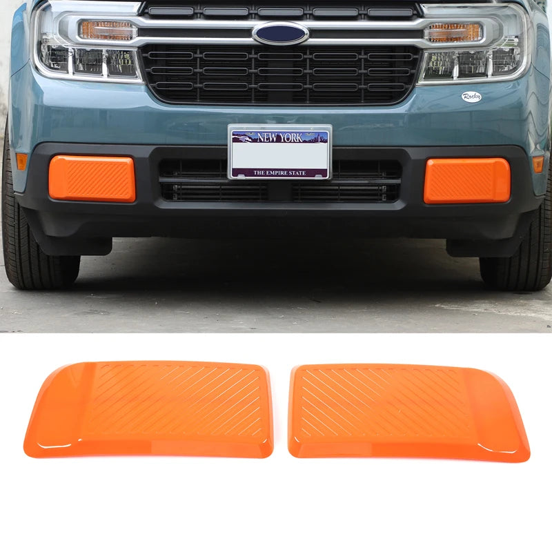 ABS Center Control Panel & Steering Wheel Decoration Trim for Ford Maverick (2022) | Orange / Color Options