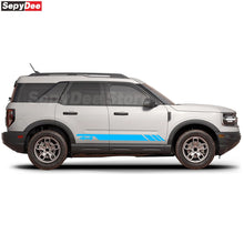 Load image into Gallery viewer, 4x4 Hood &amp; Door Side Stripe Decal Kit for Ford Bronco Sport | Full Body Vinyl Tuning Graphics