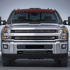 Front Windshield Decal for Chevrolet Silverado 1500 / 2500 / Z71 | Custom Vinyl Graphic