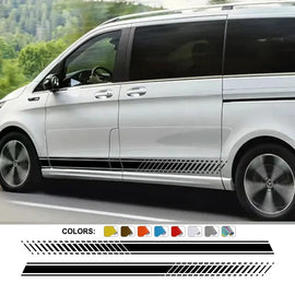 Car Body Stickers for Mercedes-Benz Vito / V-Class / Viano W447 / W639 / W638 | 2-Piece Vinyl Decal