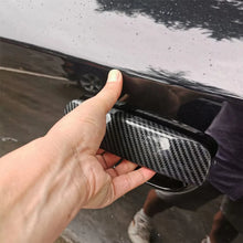 Cargar imagen en el visor de la galería, Glossy Black / Carbon Fiber Outer Door Handle Trim Covers for Dodge Charger / Challenger | 4-Piece