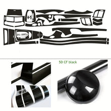 Cargar imagen en el visor de la galería, Carbon Fiber Interior Center Console Color Change Moulding Sticker | Mercedes-Benz AMG