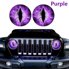 Load image into Gallery viewer, Beast Eyes Headlight Decals – Car &amp; Jeep Headlight Sticker | 6 Colors | Universal Fit