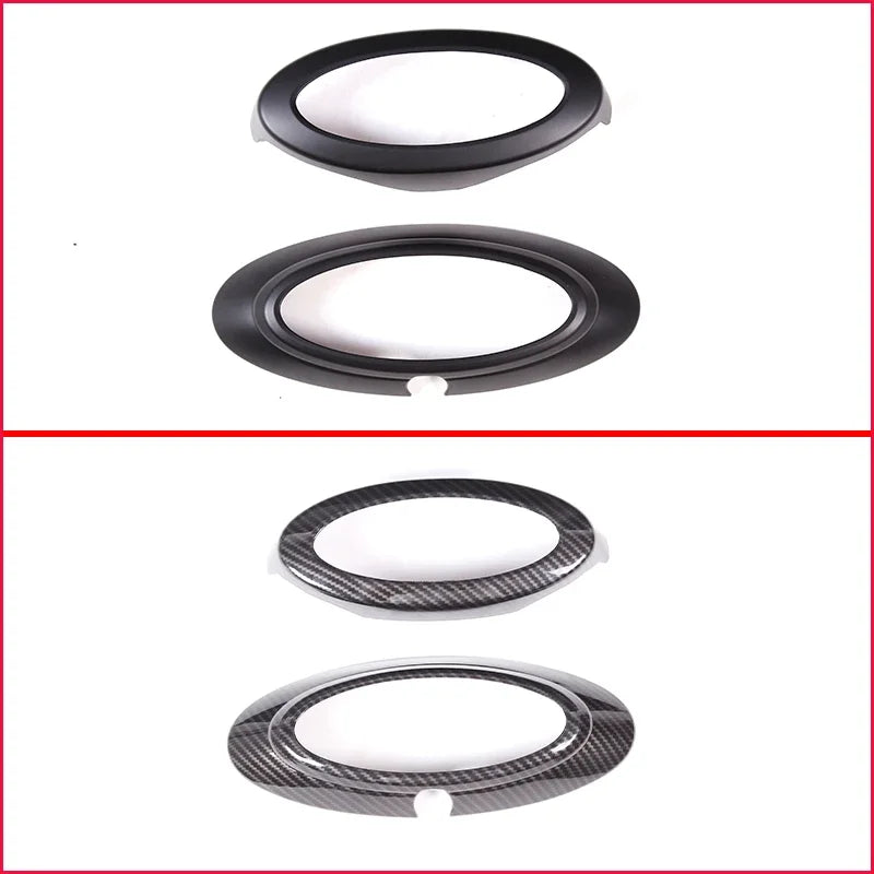 ABS Carbon Fiber / Black Logo Decoration Ring for Ford Maverick (2022+) | Front & Rear Cover