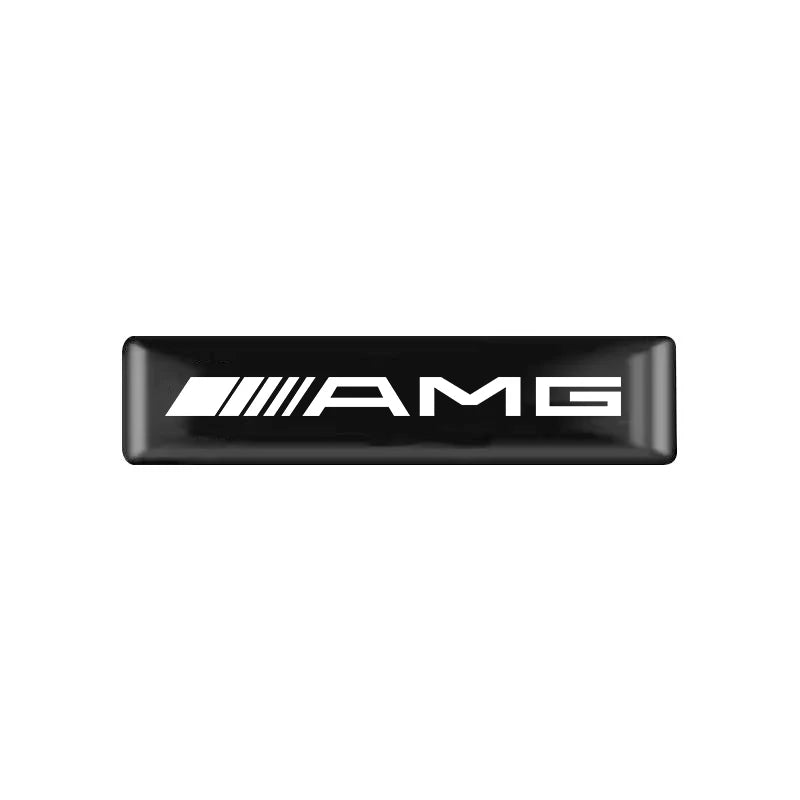 3D Epoxy Interior & Exterior Decoration Sticker for Mercedes-Benz AMG A/B/C/E/G-Class | AMG Badge
