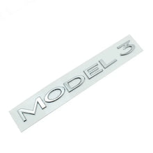 Cargar imagen en el visor de la galería, Original 3D ABS Letter Logo Emblem for Tesla Model 3 / Model Y | Rear Tailgate Trunk Badge