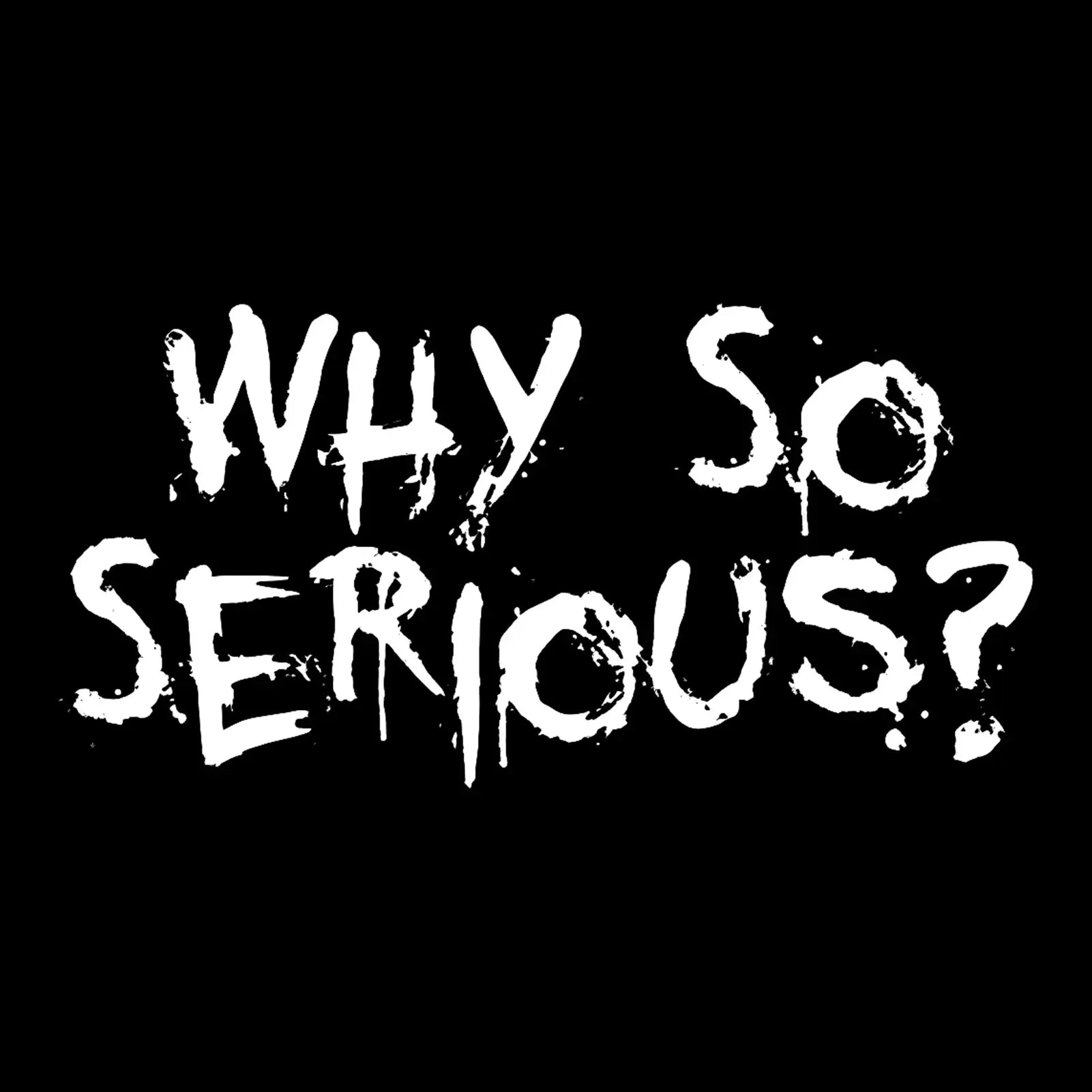 4. Retro Why So Serious? Sticker - Classic Comic Vibes