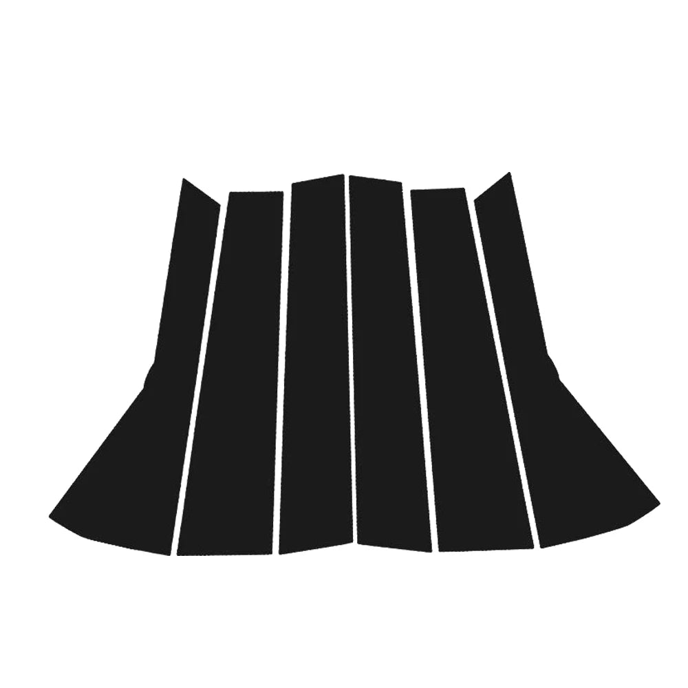 Glossy Black Carbon Fiber Window Door Deal B C Pillar Post Cover Sticker For Dodge PT Cruiser 2000-2012 2001 2002 2003 2004