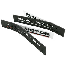 Cargar imagen en el visor de la galería, 3D ABS DUAL MOTOR Chrome Red Line Emblem Badge for Tesla | Trunk &amp; Body Styling Sticker