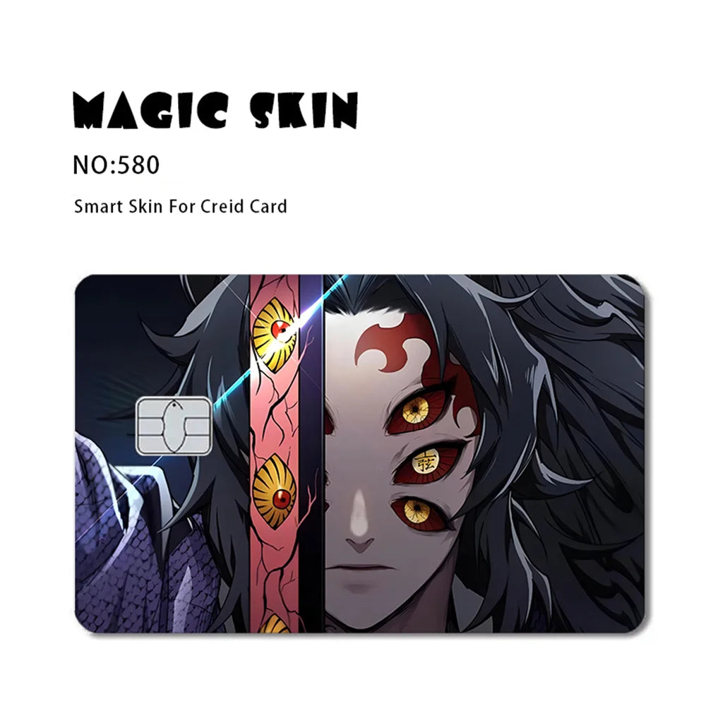 Anime Credit Card Skin Stickers – Pokémon, Yu-Gi-Oh & Bulk Options