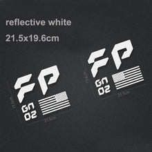 Load image into Gallery viewer, FP Performance USA Flag Bedside Decal for Ford F-150 / F-250 Raptor (Gen 1, 2 &amp; 3) | Vinyl Sticker Pair