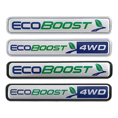 3D Metal 4WD EcoBoost Trunk Badge | Ford F-150 / Focus / Fiesta / Edge Logo Sticker