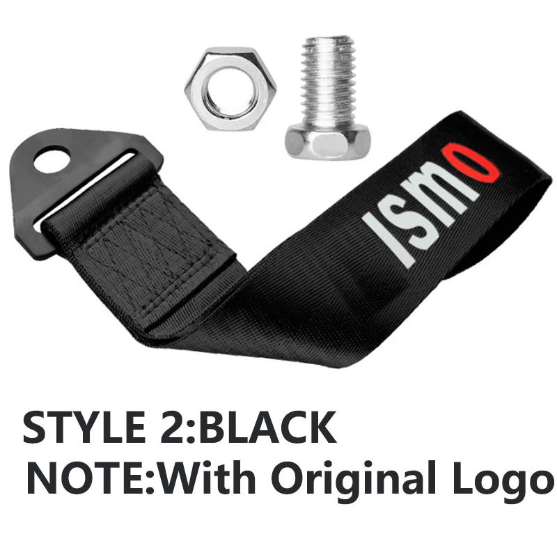 New Stylish Car JDM Culture Car Color Pendant Tow Strap Belt Tow Rope Ribbon Auto Accessories Trailer Ropes Bumper Towing Strap