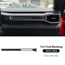 Load image into Gallery viewer, Real Soft Carbon Fiber Interior Trim for Ford Mustang GT / Dark Horse / EcoBoost (2024-2025)