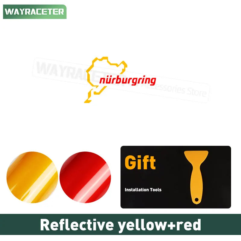 Edition 1 AMG A45 S Nürburgring Reflective Sticker | Wayraceter Window / Trunk Decal