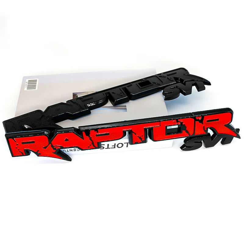 3D ABS Exterior Rear Trunk Fender Badge Emblem for Ford Raptor SVT / F-150 / Ranger | Multi-Color