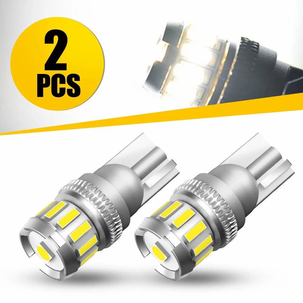 AUXITO T10 W5W Red Canbus LED | 194 168 12V No Error Interior Bulb