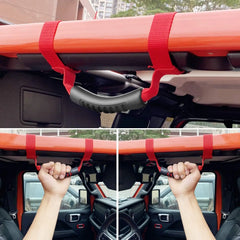 Roll Bar Grab Handles Grip for Jeep Wrangler YJ/TJ/JK/JL (1995–2021) | 4-Piece Set