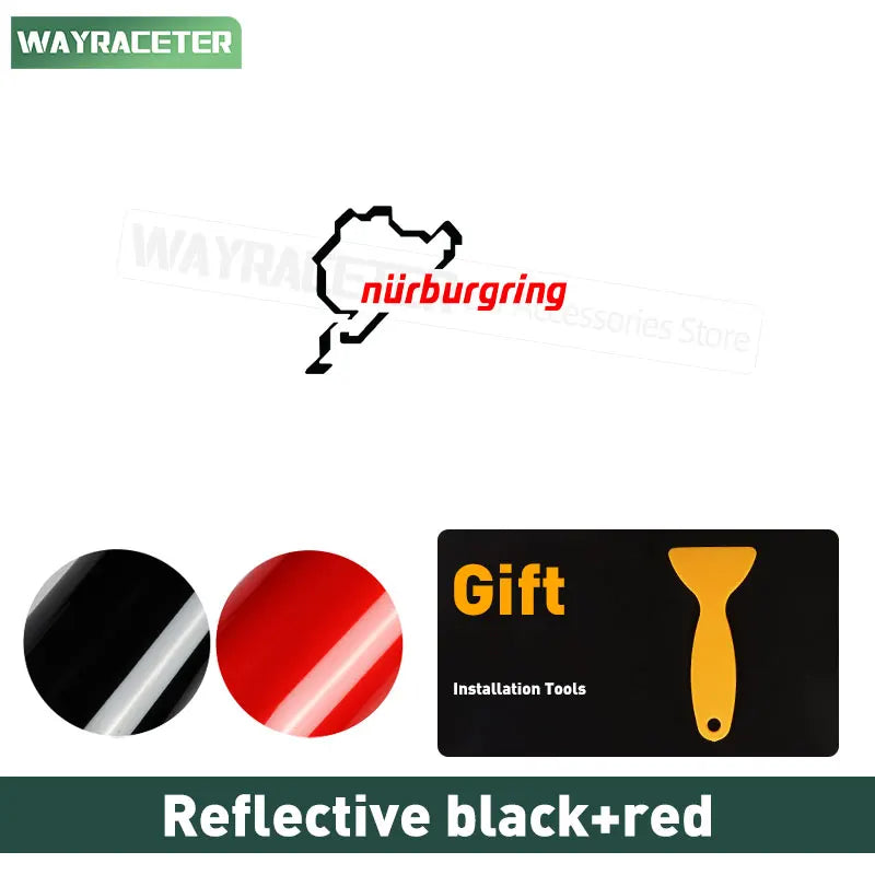 Edition 1 AMG A45 S Nürburgring Reflective Sticker | Wayraceter Window / Trunk Decal