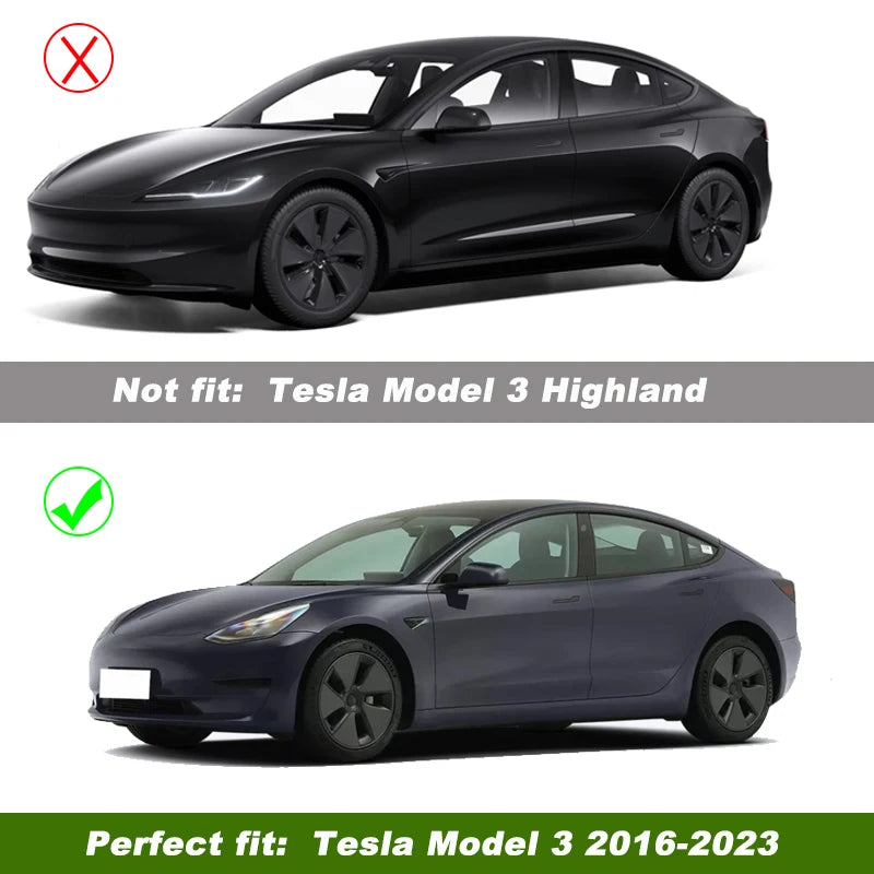 19" Performance Replacement Wheel Hub Caps for Tesla Model Y (2020–2024) | 4-Piece Full Rim Cover