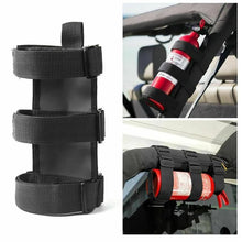Cargar imagen en el visor de la galería, Adjustable Roll Bar Fire Extinguisher Mount Holder for Jeep Wrangler CJ/YJ/LJ/TJ/JK/JL | 3 lb Belt