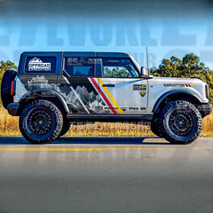 Full-Body Custom Sports Vinyl Decal Kit for Ford Bronco | Personalized KK Film Exterior Wrap