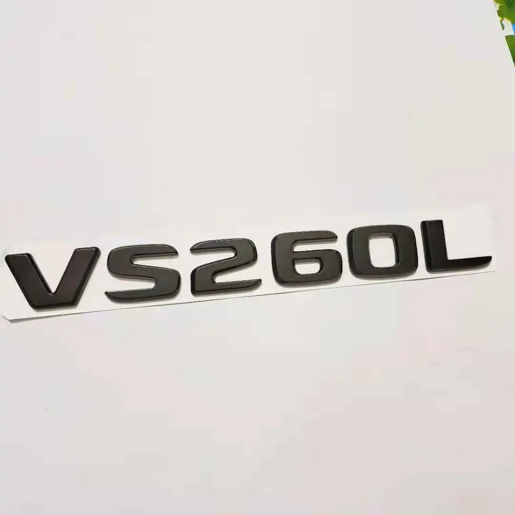 Trunk Tail Letter Emblem Decal for Mercedes-Benz VS260L / VS560L / VS450L / VS600L | Badge Sticker