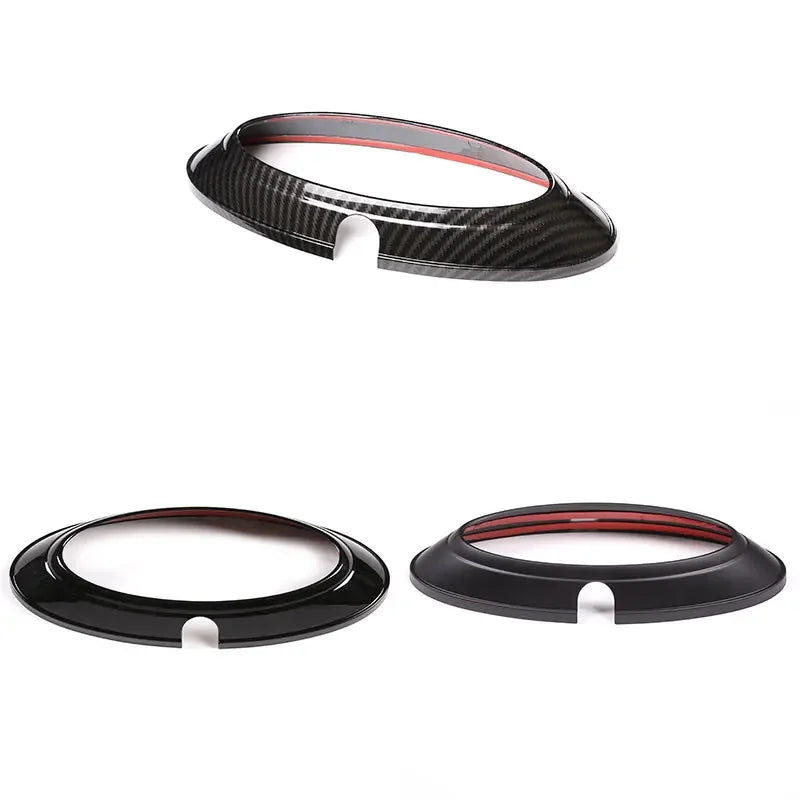 Rear Badge Ring Logo Frame Cover Trim for Ford Ranger (2015–2023) | Piano Black / Carbon / Matte Black
