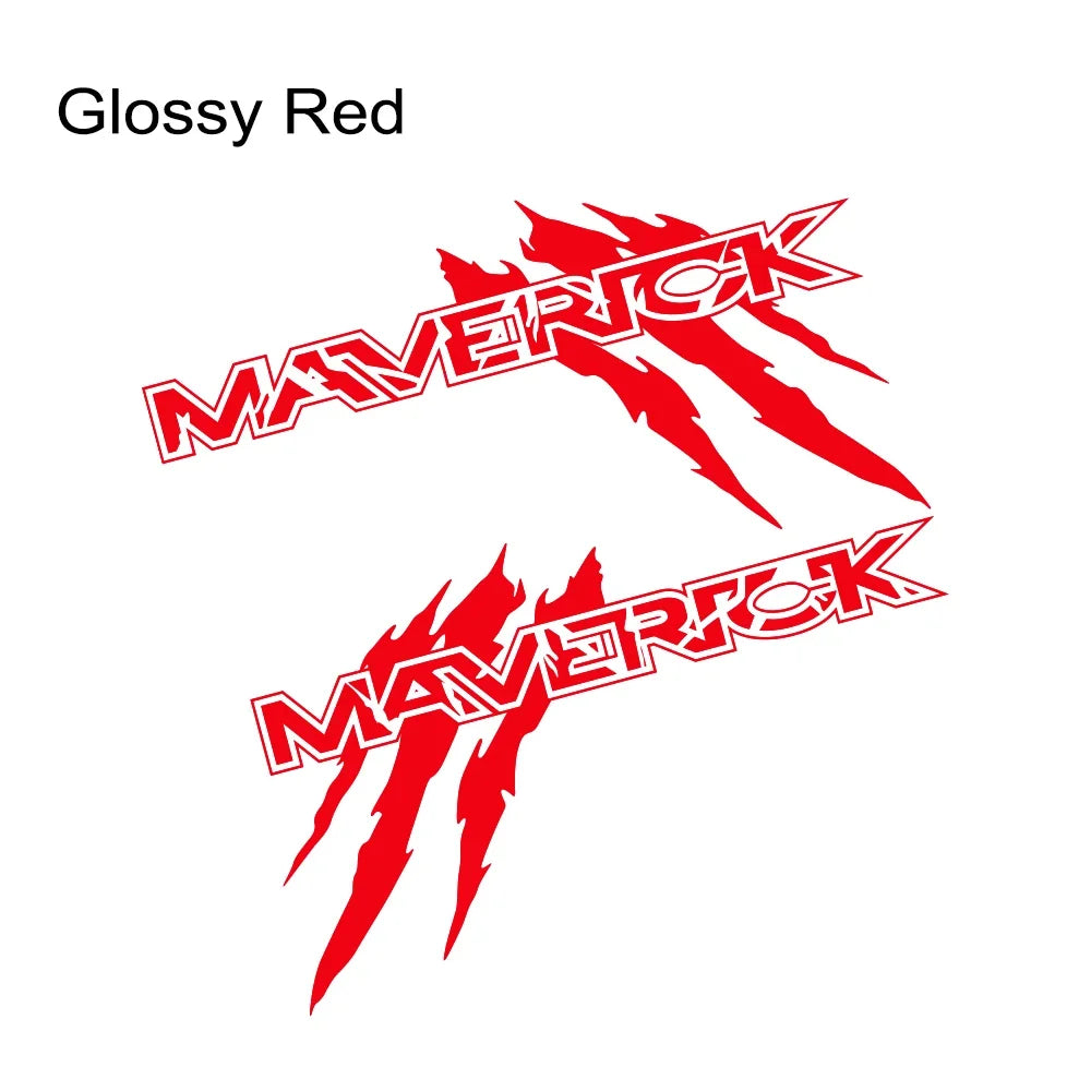 Ford Maverick Claw Style Pickup Bed Side Graphic Kit – Vinyl Decal (2 Pcs) | XLT, XL, V8 | 4 Sizes, 11 Finishes