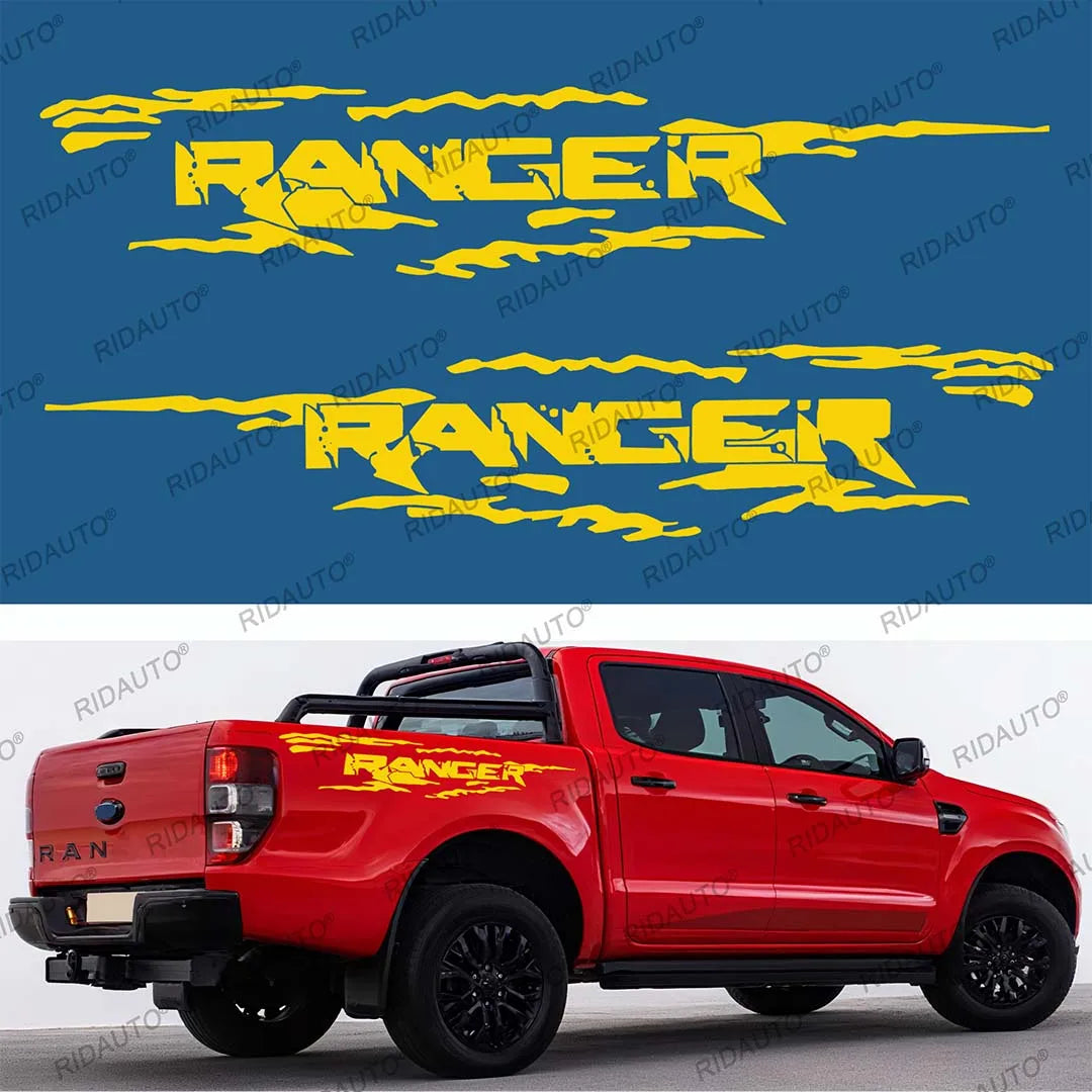 Logo Decal for Ford Ranger Raptor / XLT / XL / Lariat T6-T9 (2012-2025+) | 2-Piece Vinyl