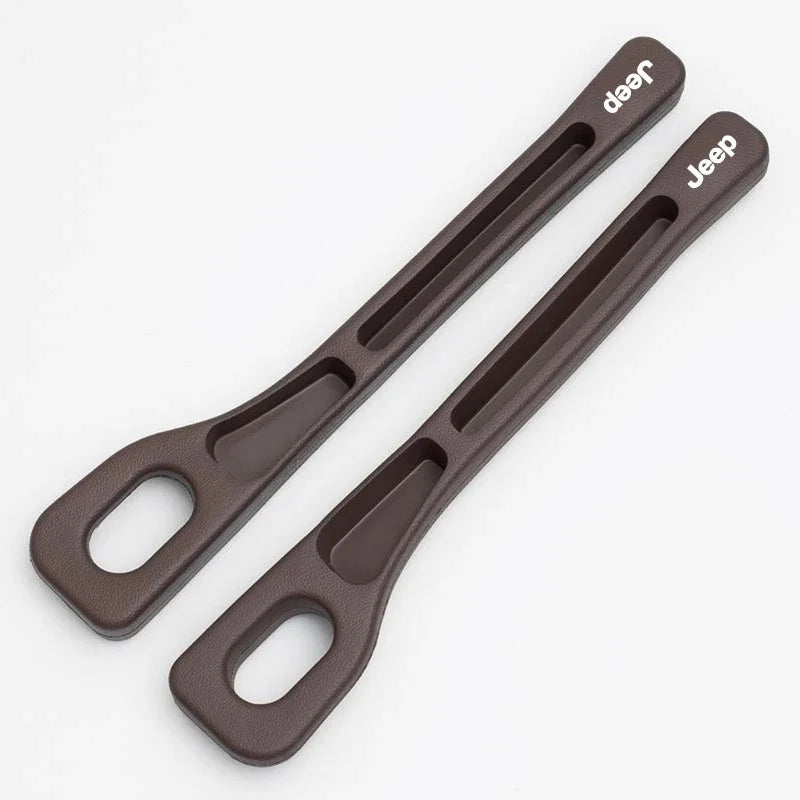 Seat Gap Filler Leak Strip with Storage Slot for Jeep Renegade / Wrangler | 2-Piece