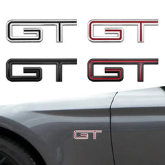 3D Chrome Metal GT Trunk Badge for Ford Mustang | Rear Decal Emblem Sticker