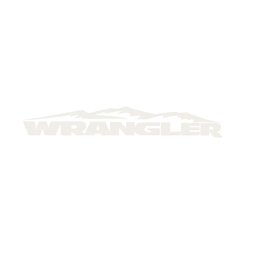 Compatible Mountain WRANGLER Hood Decals And Stickers For Jeep Wrangler,Car Styling Vinyl Cut Film Stickers Words Decoration