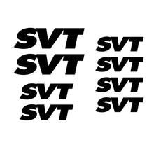 Load image into Gallery viewer, Ford SVT 8-Sticker Decal Set | Raptor, Cobra, Focus Vinyl Sheet