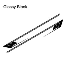 Cargar imagen en el visor de la galería, Jeep Cherokee XJ Retro Hockey Stick Racing Side Stripe Decal – Body Door &amp; Side Skirt Vinyl (2 Pcs) | 8 Finishes