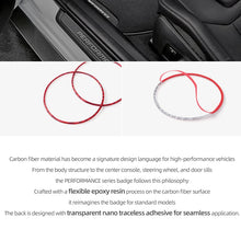 Cargar imagen en el visor de la galería, Carbon Fiber Wheel Rim Center Hub Cover for Ford F-150 SVT Raptor (2015–2020) | BetterHumz Red/Black