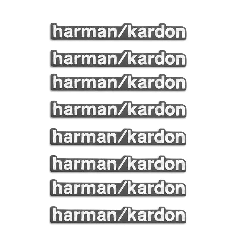 Harman Kardon 3D Aluminum Sticker Decal for Mercedes-Benz / BMW / Land Rover / Volvo | Speaker Badge
