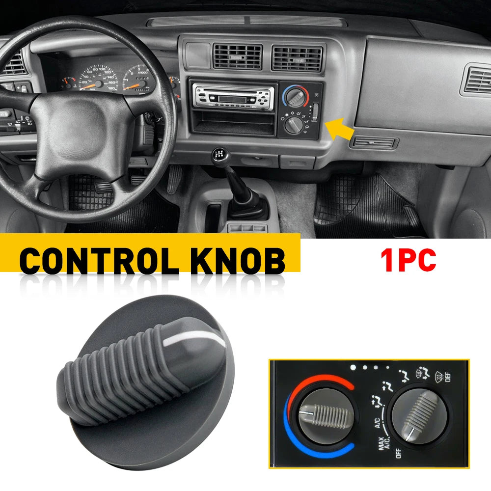 A/C Heat Control Knob for Chevy Blazer/GMC Jimmy (1995–1997) | 1pc