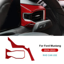 Load image into Gallery viewer, Real Soft Carbon Fiber Interior Trim for Ford Mustang GT / Dark Horse / EcoBoost (2024-2025)