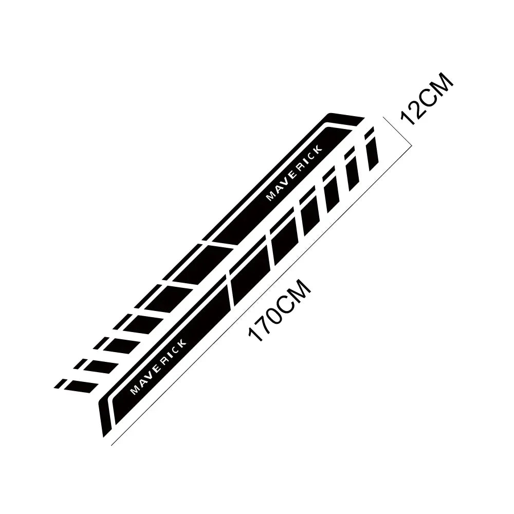 Door Side Stripe Decal for Ford Maverick XL / XLT / Lariat (2022) | 2-Piece Vinyl Truck Graphic