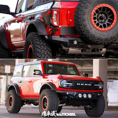 Custom Sports Decoration Vinyl Decal Kit for Ford Bronco | KK Film Body Wrap