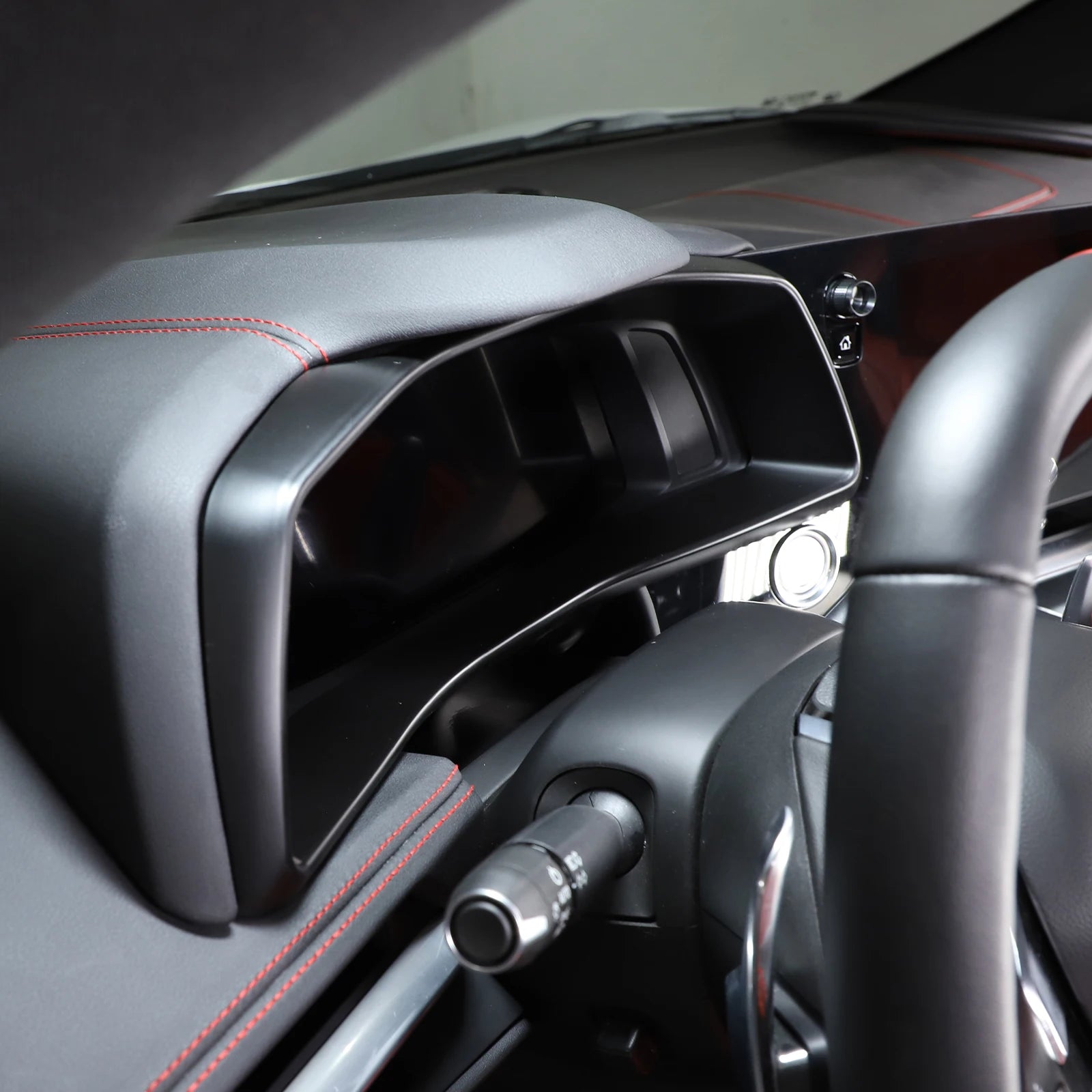 ABS Carbon Fiber / Red Interior Trim for Corvette C8 Stingray / Z51 / Z06 (2020–2025) | ISO9001