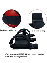Cargar imagen en el visor de la galería, Adjustable Roll Bar Fire Extinguisher Mount Holder for Jeep Wrangler CJ/YJ/LJ/TJ/JK/JL | 3 lb Belt