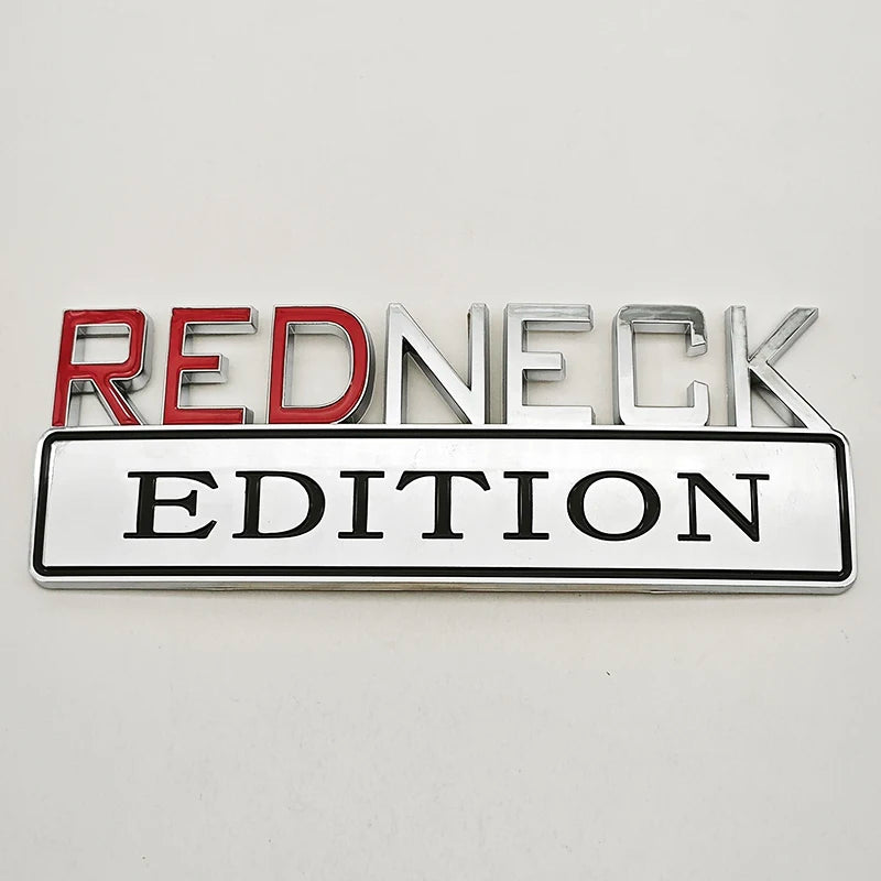 Universal Redneck Edition Emblem Badge | Ford F-150 / Silverado / RAM / Toyota / Jeep Trucks
