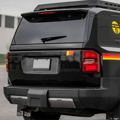 Tricolor Hood, Bumper Vent & Rear Decal Kit for Land Cruiser 250 / Prado LC250 | Precut Vinyl