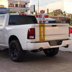 Rear Tailgate Custom Letter Decal for Dodge RAM 1500 / 2500 HEMI Rebel | 12-Color Vinyl Truck Sticker