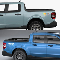 4x4 Rear Bed Side Decal for Ford Maverick XL / XLT / Lariat (2022) | Vinyl Truck Sticker
